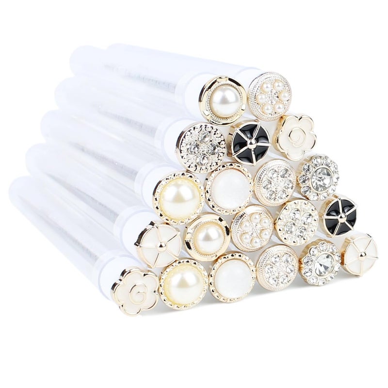 SenRocc 20pcs Mascara Wands Tube Reusable Lash Spoolies Pear Diamond Tube Eyelash Brush Tubes Spoolies Lash Extension Brushes Applicators Makeup Tools (Pearl-Diamond-MlX) - Image 1
